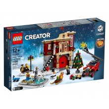 LEGO 10263 Brandweerkazerne in winterdorp