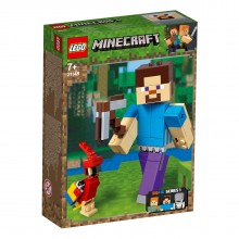 LEGO 21148 BigFig Steve met papegaai