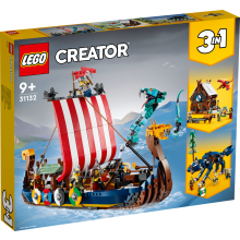 LEGO 31132 Vikingschip en de Midgaardslang