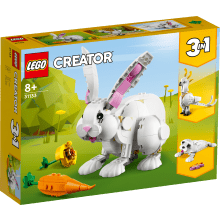 LEGO 31133 Wit konijn