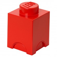 LEGO Storage Brick 1x1 Rood
