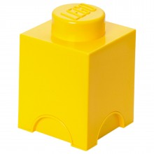 LEGO Storage Brick 1x1 geel
