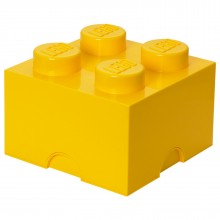 LEGO Storage Brick 2x2 geel