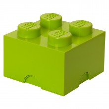LEGO Storage Brick 2x2 lime groen