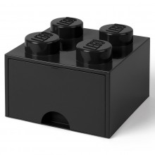 LEGO Storage Brick Opberglade 2x2 Zwart