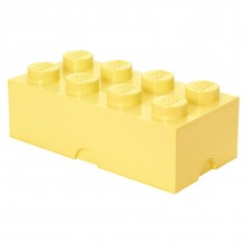 LEGO Storage Brick 2x4 Lichtgeel Design Edition