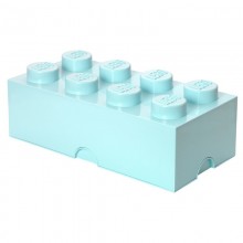 LEGO Storage Brick Opberglade 2x4 Aqua