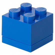 LEGO Mini Brick Box 2x2 blauw
