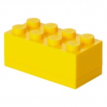 LEGO Mini Brick Box 2x4 geel