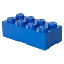 LEGO Broodtrommel 2x4 steen blauw