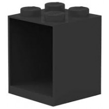 Iconic Brick Shelf 4 Knobs Black