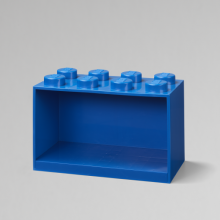 Iconic Brick Shelf 8 Knobs blauw