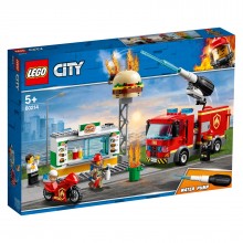 LEGO 60214 Brand bij het hamburgerrestaurant