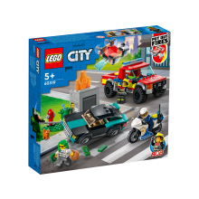 LEGO 60319 Brandweer & Politie achtervolging