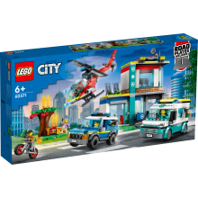 LEGO 60371 Hoofdkwartier van hulpdienstvoertuigen