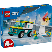 LEGO 60403 Ambulance en snowboarder
