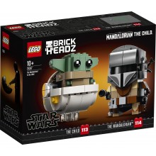 LEGO 75317 BrickHeadz™ Star Wars™ De Mandalorian™ en het Kind