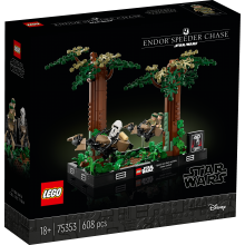 LEGO 75353 Endor™ speederachtervolging diorama