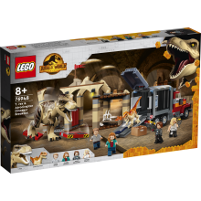 LEGO 76948 T. rex & Atrociraptor dinosaurus ontsnapping
