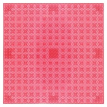 Bouwplaat 32x32 Transparant Rood