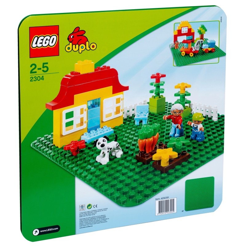 appel Nu al toewijzing LEGO DUPLO 2304 Grote Groene Bouwplaat | LEGO DUPLO | SpeelGoedNL