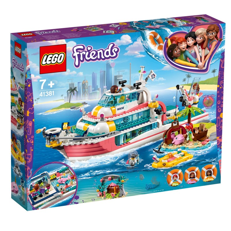 Nationaal Verplaatsbaar serveerster LEGO 41381 Reddingsboot | LEGO Friends | SpeelGoedNL