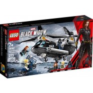 LEGO 76162 Black Widow's helikopterachtervolging
