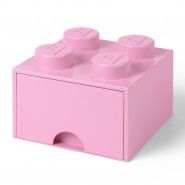 LEGO Storage Brick Opberglade 2x2 Lichtroze