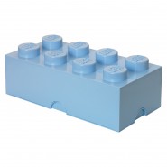 LEGO Storage Brick 2x4 lichtblauw