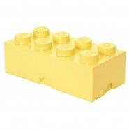 LEGO Storage Brick 2x4 Lichtgeel Design Edition