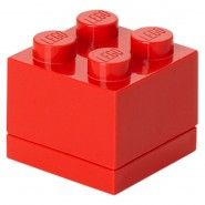 LEGO Mini Brick Box 2x2 Rood