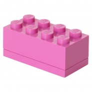 LEGO Mini Brick Box 2x4 roze