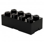 LEGO Broodtrommel 2x4 steen zwart