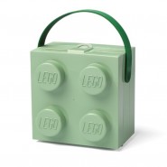 LEGO Broodtrommel met hengsel Zand Groen