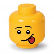 LEGO Opberghoofd Jongen Silly (Small)