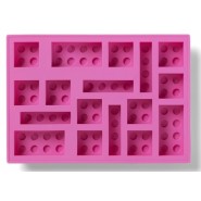 Iconic Ice Cube Mold LEGO Blocks Pink