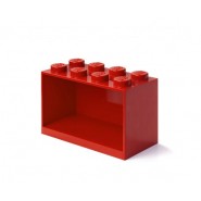 Iconic Brick Shelf 8 Knobs rood