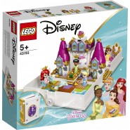 LEGO 43193 Disney Princess Ariël, Belle, Assepoester en Tiana's verhalenboekavonturen