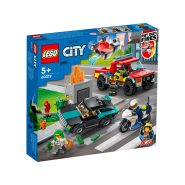LEGO 60319 Brandweer & Politie achtervolging