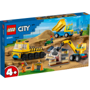 LEGO 60391 Kiepwagen, bouwtruck en sloopkraan