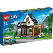 LEGO 60398 Gezinswoning en elektrische auto