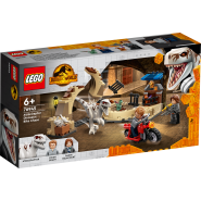 LEGO 76945 Atrociraptor dinosaurus motorachtervolging