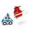 LEGO 10957 DUPLO Brandweerhelikopter en politiewagen