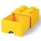 LEGO Storage Brick Opberglade 2x2 Geel