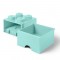 LEGO Storage Brick Opberglade 2x2 Aqua