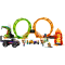 LEGO 60339 Dubbele looping stuntarena